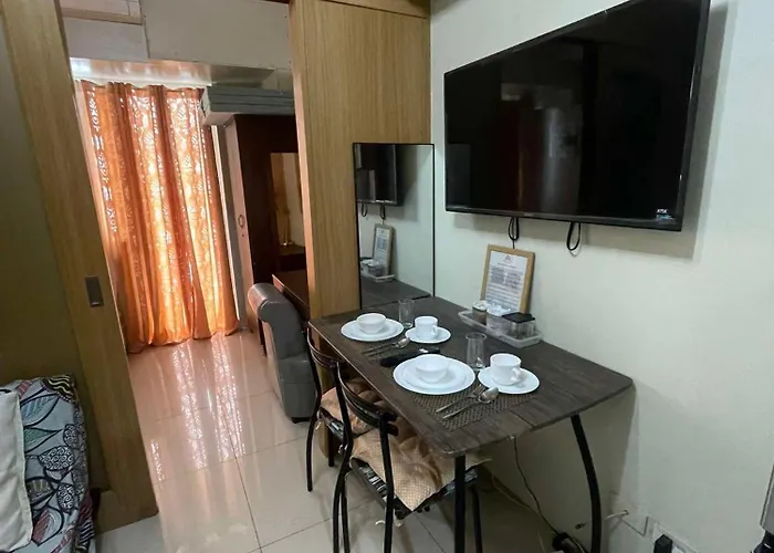 1441-pool View 1br 1 Sofa Bed 1 Extra Mattress * マニラ市